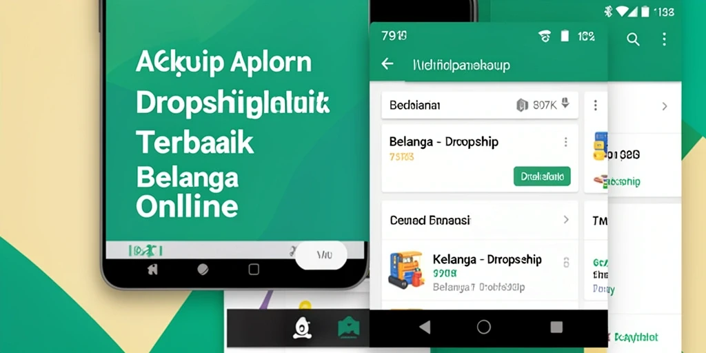 Tampilan antarmuka pengguna aplikasi Dropship 797K yang menarik dan fungsional.