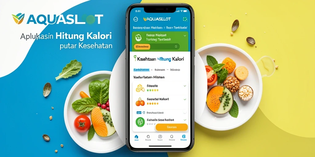 Tampilan antarmuka AQUASLOT yang modern dan intuitif untuk menghitung kalori.