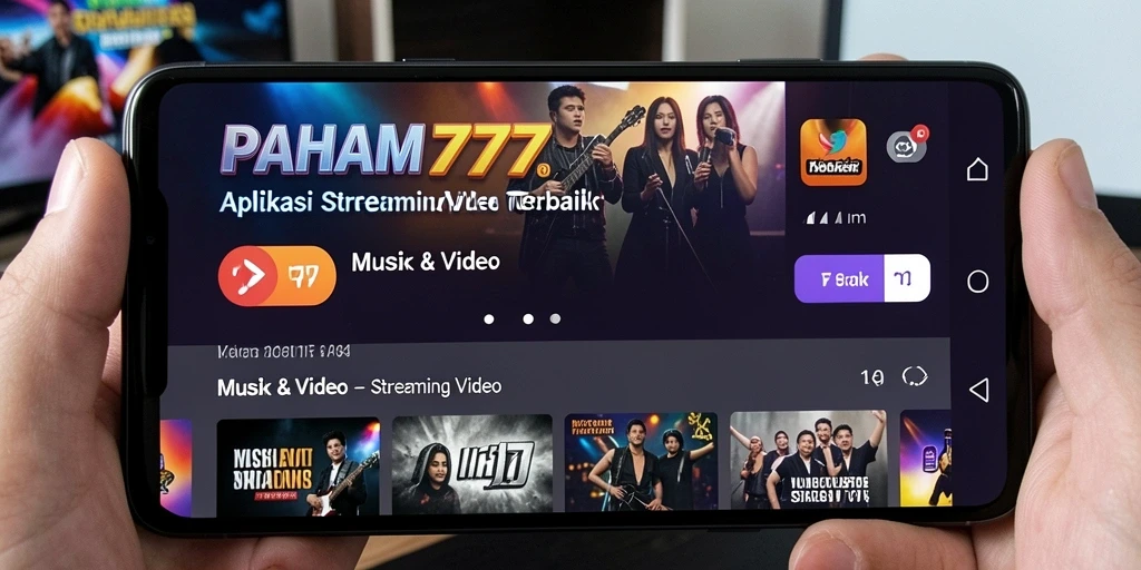 Tampilan antarmuka PAHAM777 yang mudah digunakan untuk streaming video.