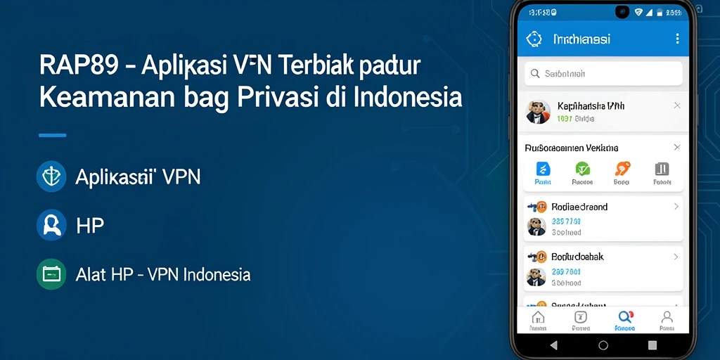 Tampilan antarmuka RAP89 yang sederhana dan mudah digunakan.